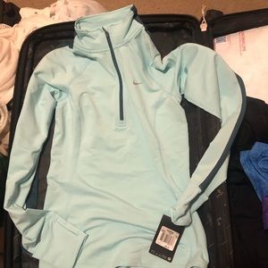 Nike running half zip long sleeve